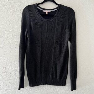 Victoria’s Secret Charcoal Gray Knit Sweater Cotton Cashmere Blend Women’s Small